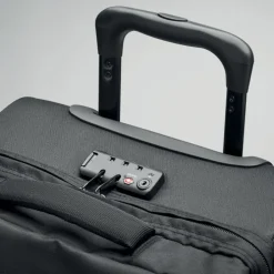 Walizka z 600D RPET / Czarny MO2055-03
