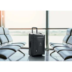Walizka z 600D RPET / Czarny MO2055-03