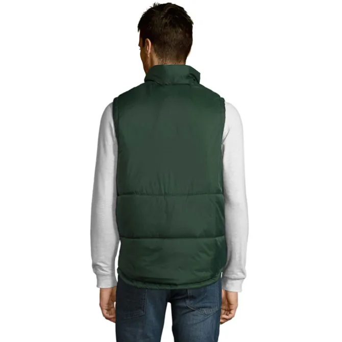 WARM Męska kamizelka 210g / Ciemno-Zielony S44002-FG-XXL