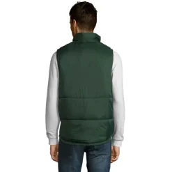 WARM Męska kamizelka 210g / Ciemno-Zielony S44002-FG-5XL