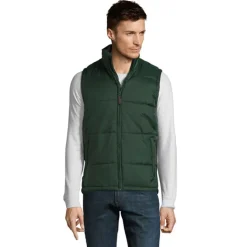 WARM Męska kamizelka 210g / Ciemno-Zielony S44002-FG-5XL