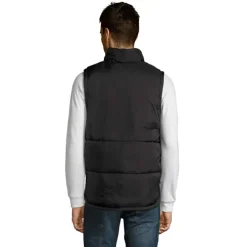 WARM Męska kamizelka 210g / Czarny / Czarny opal S44002-BK-XL