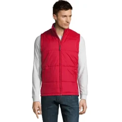WARM Męska kamizelka 210g / Czerwony S44002-RD-XXL