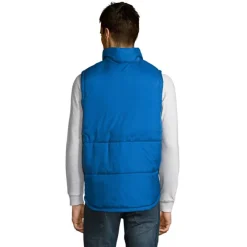 WARM Męska kamizelka 210g / Niebieski S44002-RB-5XL