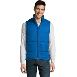 WARM Męska kamizelka 210g / Niebieski S44002-RB-3XL