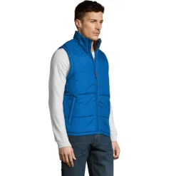 WARM Męska kamizelka 210g / Niebieski S44002-RB-XXL