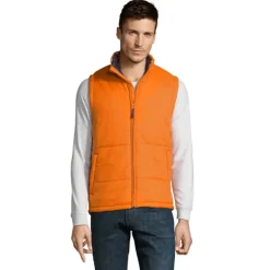 WARM Męska kamizelka 210g / Pomaranczowy S44002-OR-5XL