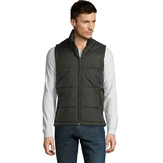 WARM Męska kamizelka 210g / Szarość Węgla Drzewnego S44002-CR-XXL