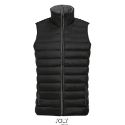 WAVE Męska kamizelka 180g / Czarny / Czarny opal S01436-BK-3XL