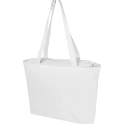 Weekender torba na zakupy z materiału z recyklingu o gramaturze 500 g/m² / Biały 12071201