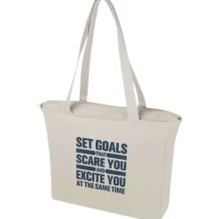 Weekender torba na zakupy z materiału z recyklingu o gramaturze 500 g/m² / Oatmeal 12071207