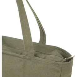 Weekender torba na zakupy z materiału z recyklingu o gramaturze 500 g/m² / Zielony 12071261