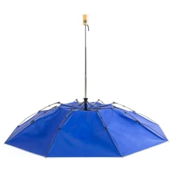 Wiatroodporny parasol automatyczny RPET, składany / Niebieski V8294-11