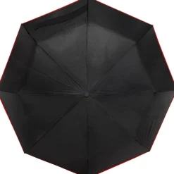 Wiatroodporny parasol automatyczny, składany / Czerwony V9450-05
