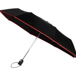 Wiatroodporny parasol automatyczny, składany / Czerwony V9450-05
