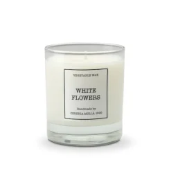 Świeca Santiago 230g Flores blancas CERERIA MOLLA / Przezroczysty B3CM-5505