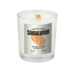 Świeca sojowa 190g Cedarwood / Przeźroczysty PS0004