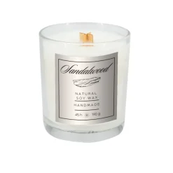 Świeca sojowa 190g Cedarwood / Przeźroczysty PS0004