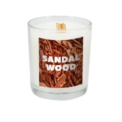 Świeca sojowa 190g Cedarwood / Przeźroczysty PS0004