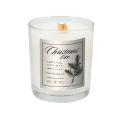 Świeca sojowa 190g Cedarwood / Przeźroczysty PS0001