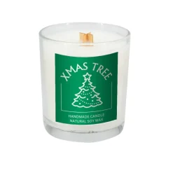 Świeca sojowa 190g Cedarwood / Przeźroczysty PS0001