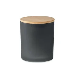 Świeca woskowa roślinna 120 gr / Czarny MO6612-03