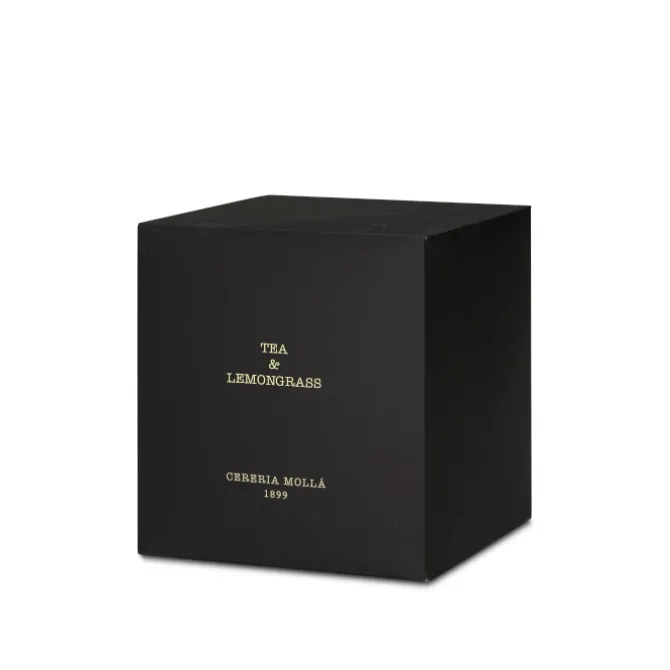 Świeca XL 600g Tea and Lemongrass CERERIA MOLLA / Czarny B3CM-6634