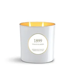 Świeca XL 600g Tobacco and Amber CERERIA MOLLA / Biały, złoty  B3CM-6661