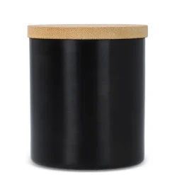 Świeca zapachowa Bhakti na bazie roślin w aluminiowym słoiku z recyklingu / Czarny LT90745-N0002