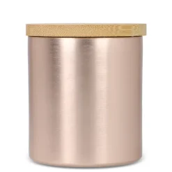 Świeca zapachowa Bhakti na bazie roślin w aluminiowym słoiku z recyklingu / Różowe złoto LT90745-N0045