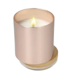 Świeca zapachowa Bhakti na bazie roślin w aluminiowym słoiku z recyklingu / Srebrny LT90745-N0005