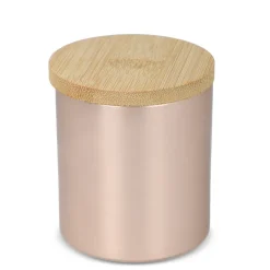 Świeca zapachowa Bhakti na bazie roślin w aluminiowym słoiku z recyklingu / Srebrny LT90745-N0005