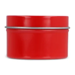Świeca zapachowa Dhyana na bazie roślin w puszce z recyklingu / Czerwony LT90740-N0021