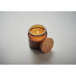 Świeca z wosku roślinnego 70gr / Brazowy MO2707-01