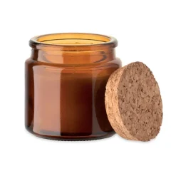 Świeca z wosku roślinnego 70gr / Brazowy MO2707-01