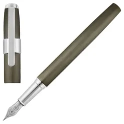 Wieczne pióro Block Brushed Gun / Zielony NSW3562D