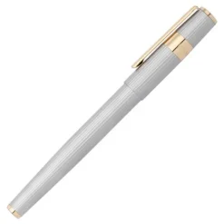 Wieczne pióro Gear Pinstripe Silver / Gold / Srebrny HSV2852B