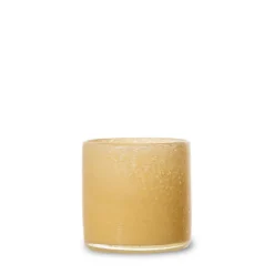 ŚWIECZNIK/WAZON CALORE XS, ŻÓŁTY / BYON 5280602710-00--00