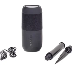 Wireless solar speaker torch 2x5W IPX6 / Czarny LT91280-N0002
