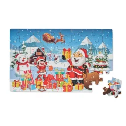 Świąteczne, drewniane puzzle / Mieszany CX1507-00