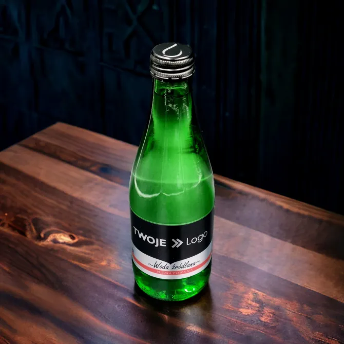 Woda niegazowana w butelce z logo 0,3L / Wielokolorowy KMN02