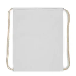 Worek plecak bawełniany OEKO-TEX® 35x45cm / Czarny LT95205-N0002