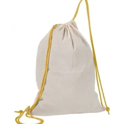 Worek sportowy bawełniany 140 g/m2 LONDONDERRY / żółty 092008