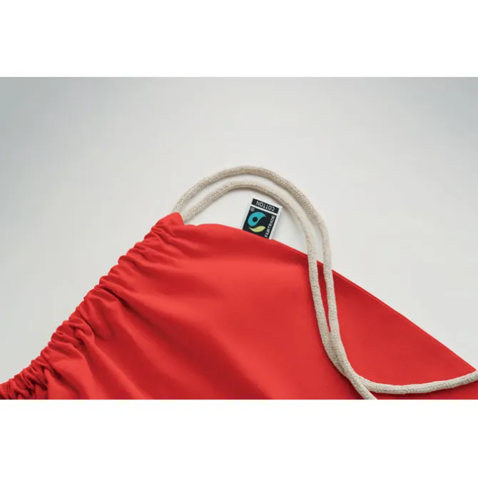 Worek ze sznurkiem Fairtrade 18 / Szary MO2591-07
