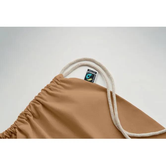 Worek ze sznurkiem Fairtrade 18 / Czarny MO2591-03