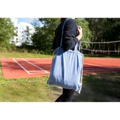 Worek ze sznurkiem i torba na zakupy z bawełny z recyklingu, 2 w 1 | Jamarion / Beżowy V2149-20