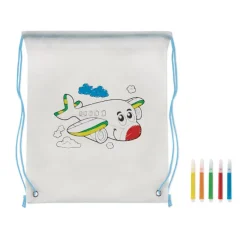 Worek ze sznurkiem z włókniny / Baby Blue MO9887-66