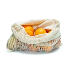 Worek z siateczki, 100% bawełny, ze sznurkiem / NetString / Natural IP31113780