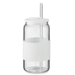 Wysoki kubek borokrzem. 550 ml / Bialy MO2506-06