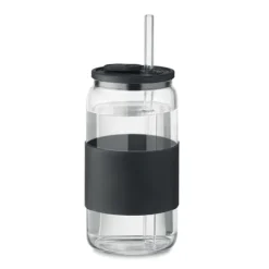 Wysoki kubek borokrzem. 550 ml / Czarny MO2506-03